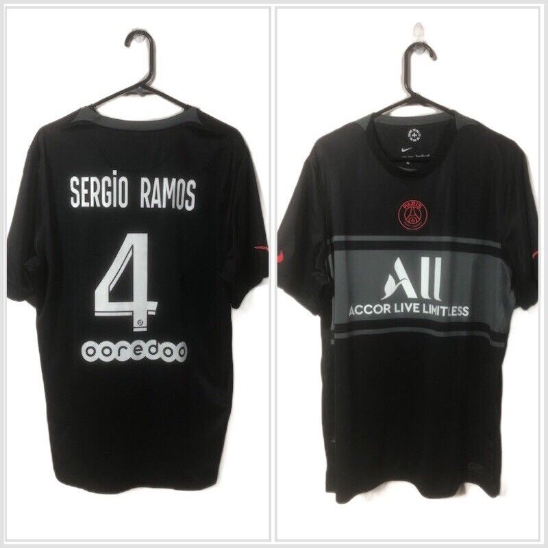 Sergio Ramos 4 Paris St Germain 2021 22 Xl 3rd Excellent Condition DB5900 011