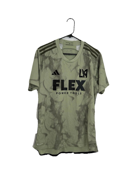 LA FC 2023 Large Away Football Shirt Jersey Adidas Excellent Condition HI1873