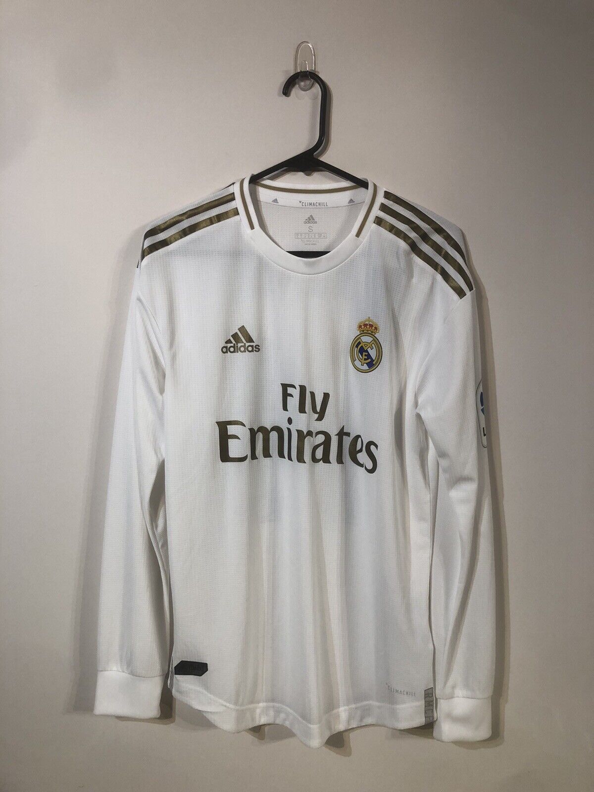 Casemiro #14 Real Madrid Euro 2019/20 Small Authentic LS Home Shirt Adidas BNWT