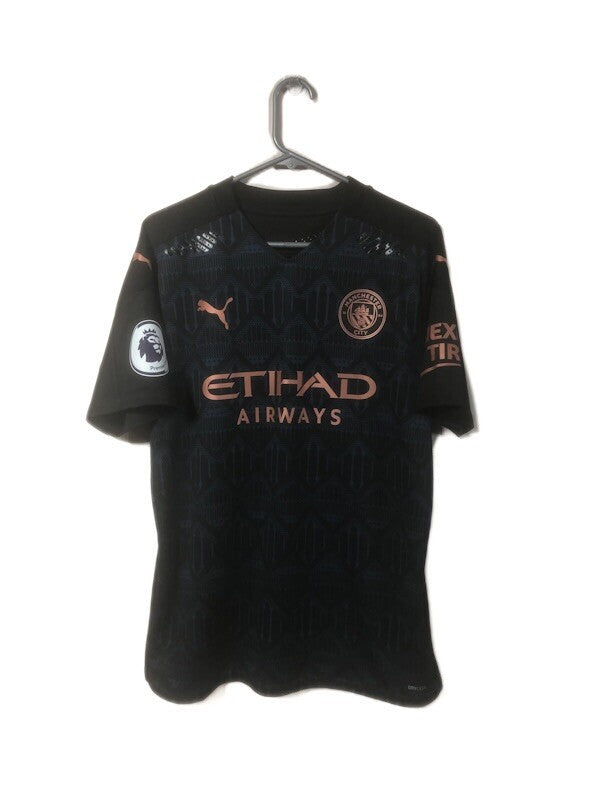 Manchester City Gundogan #8 2020/21 Large Authentic Away Excellent Condition