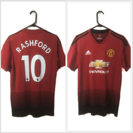 Rashford 10 Manchester United Medium 2018 19 Home Excellent Condition Cg0040