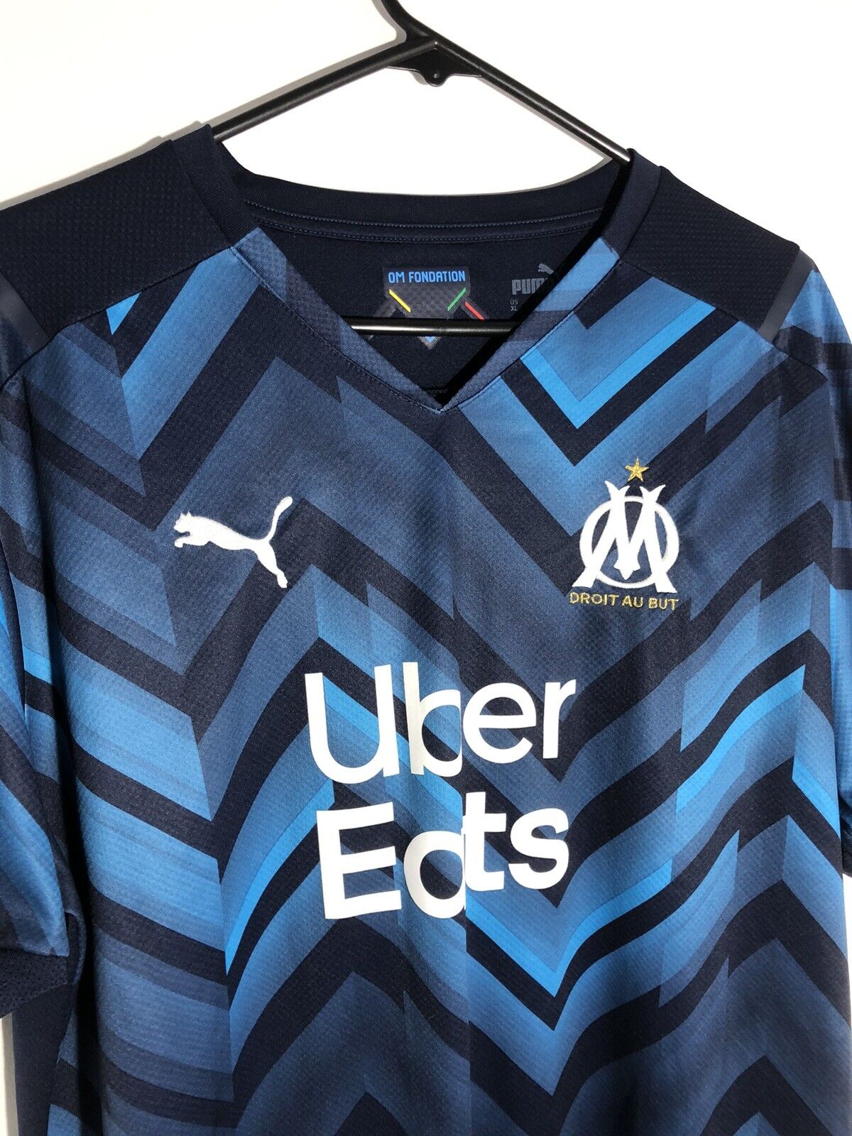 Milik 9 Olympique Marseille 2021 22 Xl Away Puma Excellent Condition 759286 02