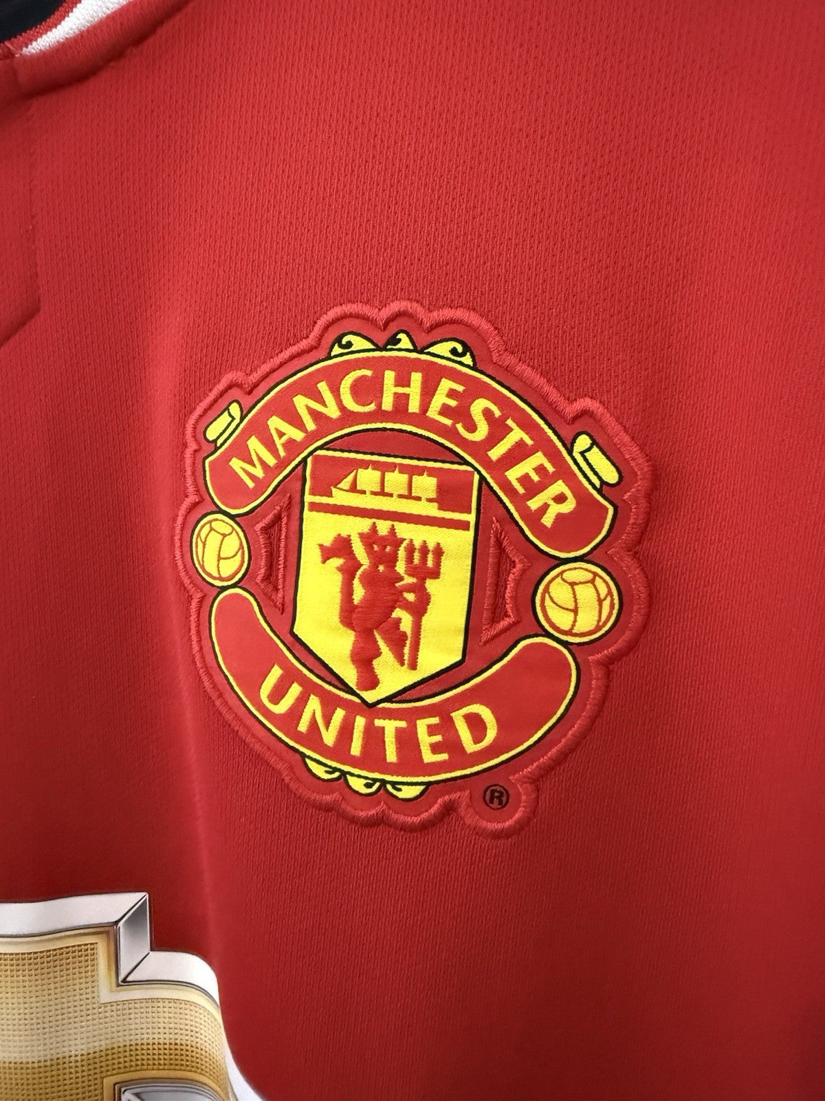 Manchester United Marcos Rojo #5 2014/15 L Home Excellent Condition 611031-624