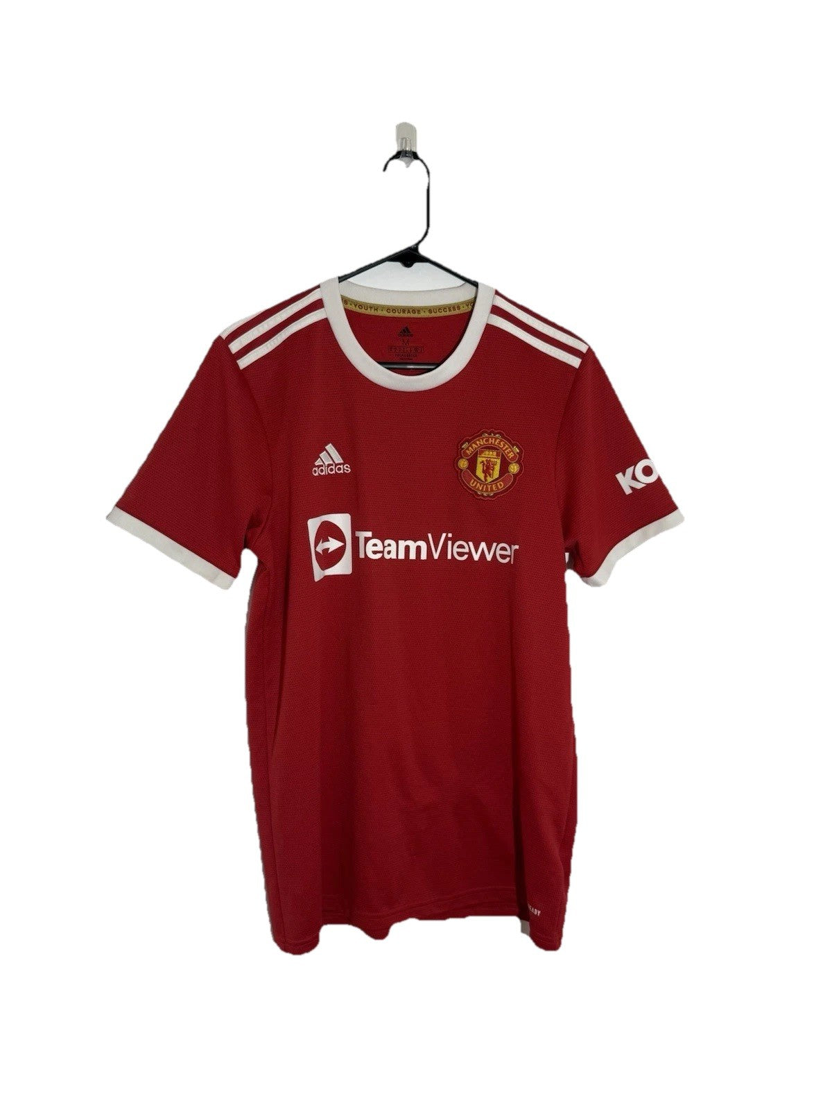 Manchester United B Fernandes #18 Medium 2021/22 Home Excellent Condition H31447