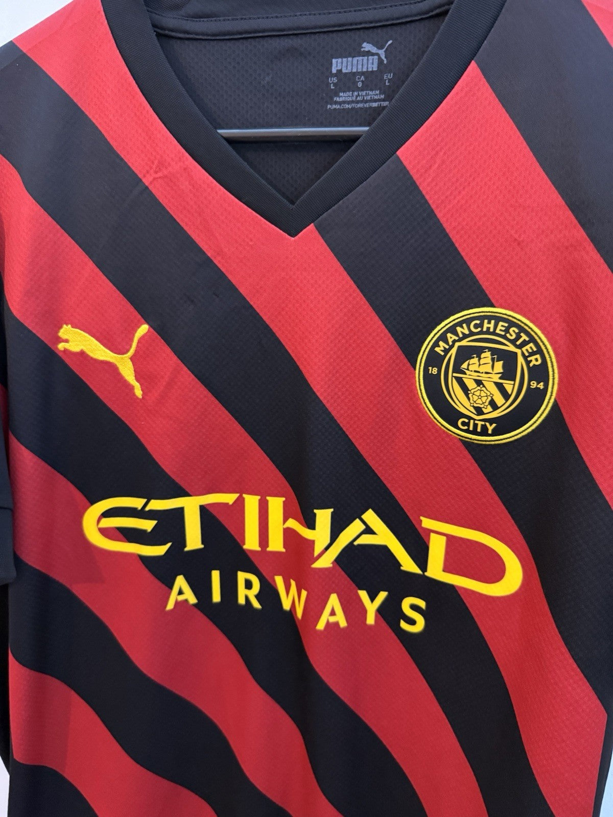 Manchester City J. Alvarez #19 2022/23 Large Away Excellent Condition 765722-02