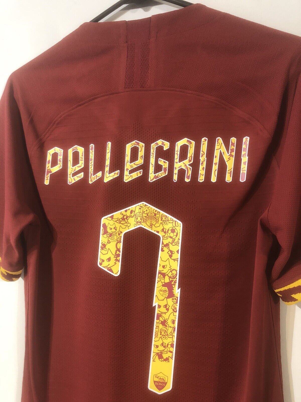 Pellegrini #7 AS Roma Vaporknit Tokidoki Home 2019/20 Small Shirt Mint Condition