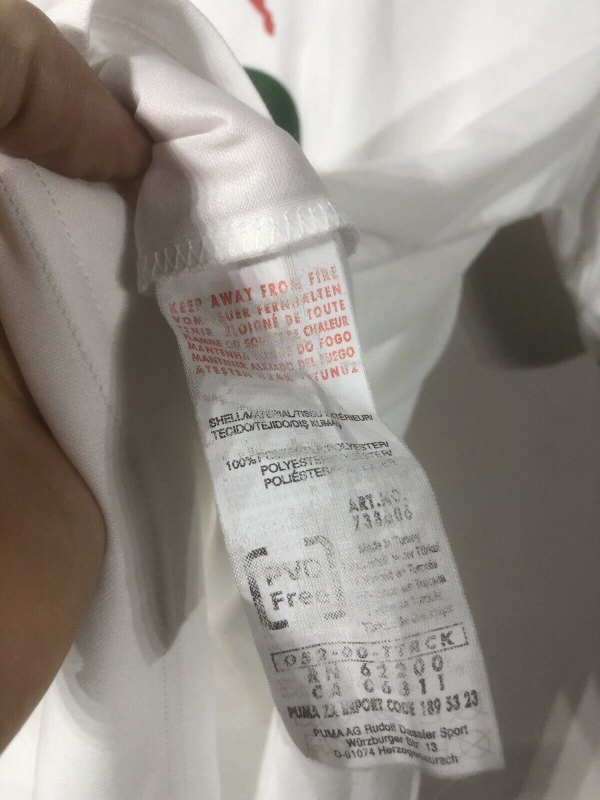 Ghezzal #9 Algeria WC 2010 Medium Home Shirt Puma Excellent Condition