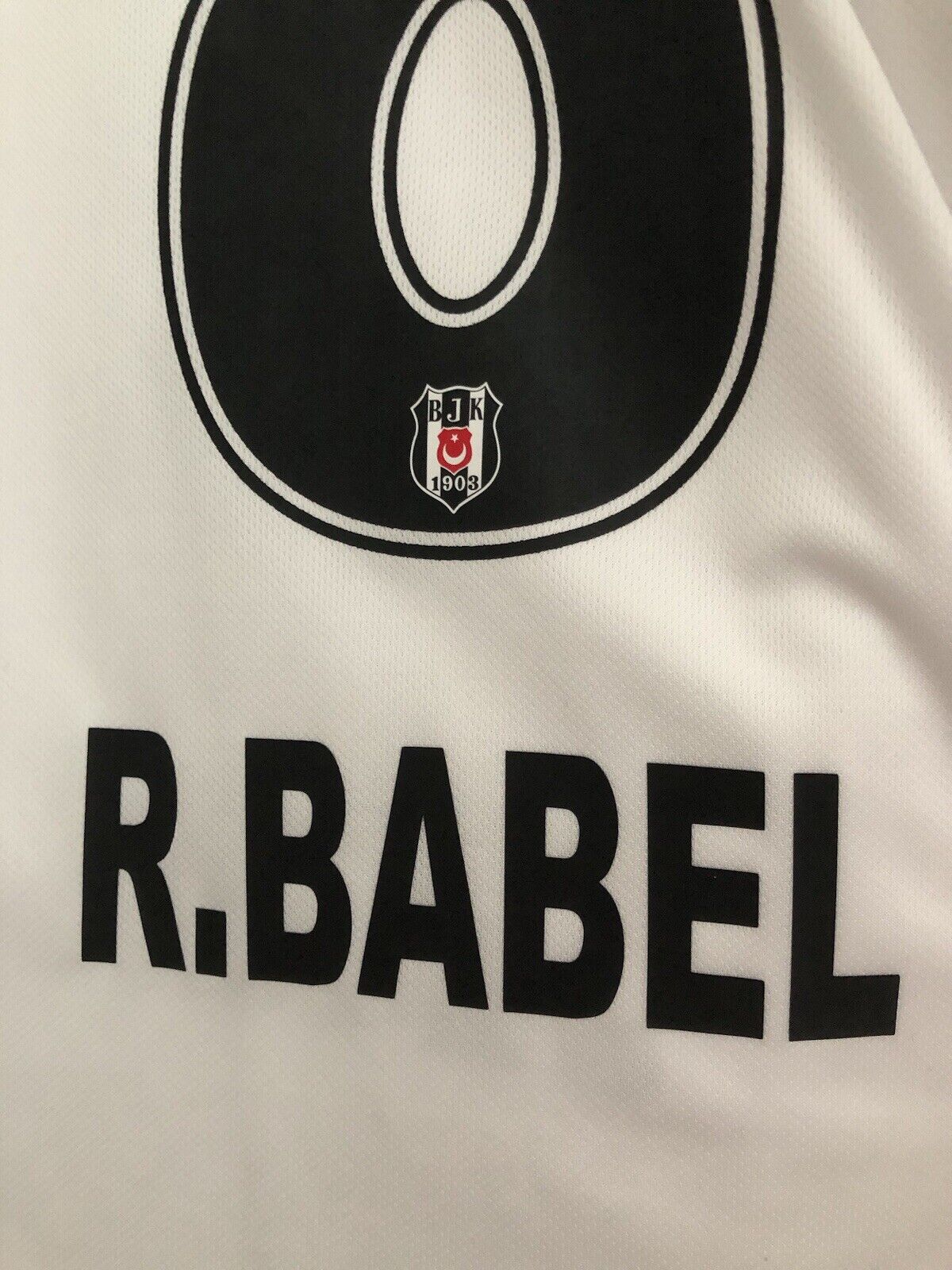 R Babel 8 Besiktas Large Home 2018 19 Shirt Adidas Excellent Condition Cg0691