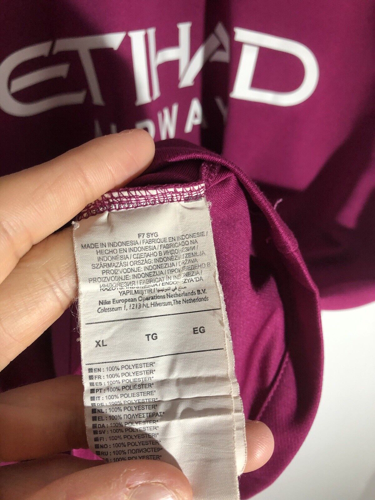 Fernandinho 25 Manchester City 2017 18 Xl Away Excellent Condition 847260-667