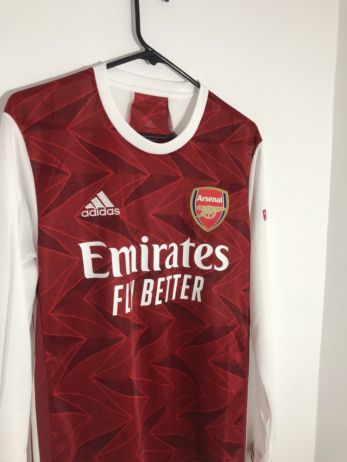 Arsenal Saka #7 2020/21 Euro Medium Home Shirt BNWT EH7814