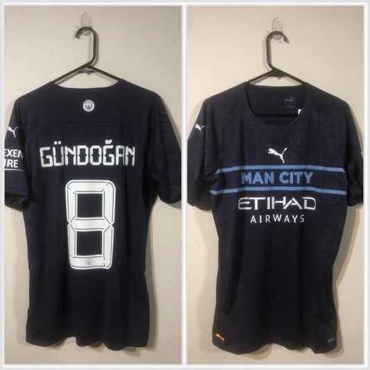 Gundogan #8 Manchester City 2021/22 X-Large Authentic 3rd Shirt Puma BNWT