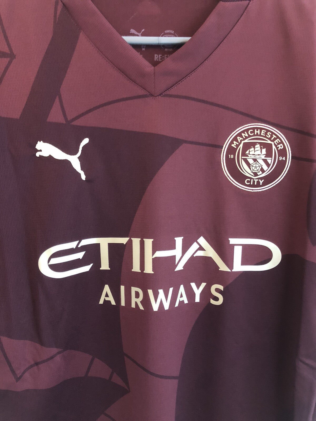 Manchester City Foden #47 2024/25 Medium 3rd Shirt Excellent Condition 775201-03