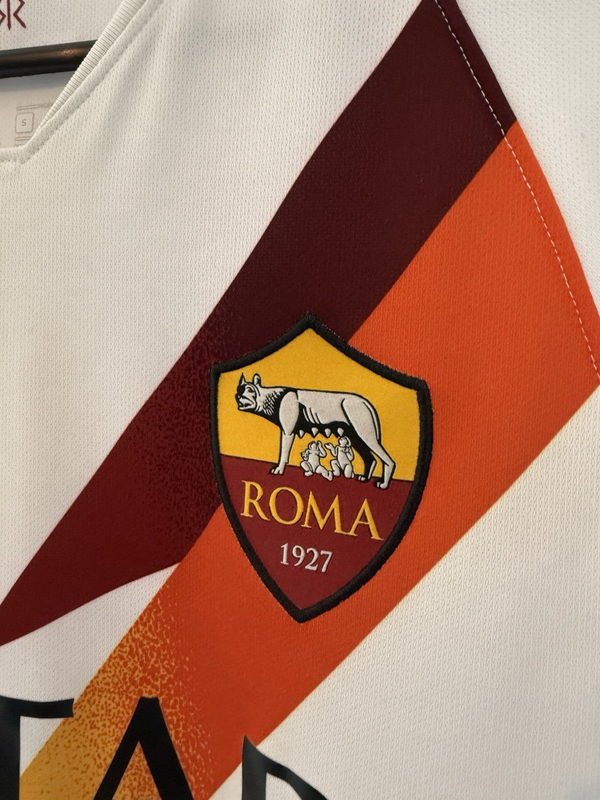 AS Roma Zaniolo #22 2019/20 Small Away Shirt Very Good Condition AJ5558-100