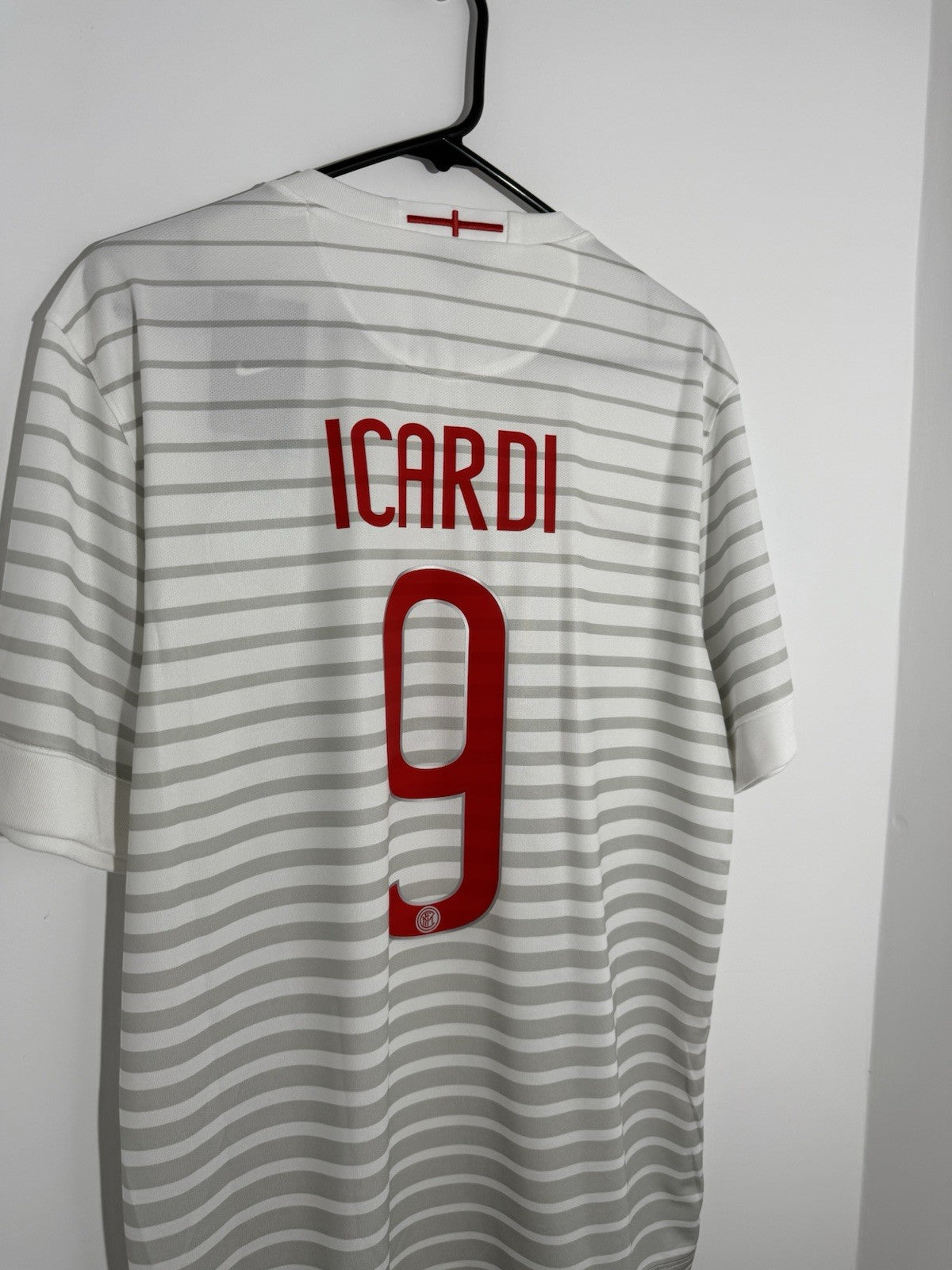 Inter Milan Icardi #9 2014/15 Large Away Shirt Excellent Condition 611063-106