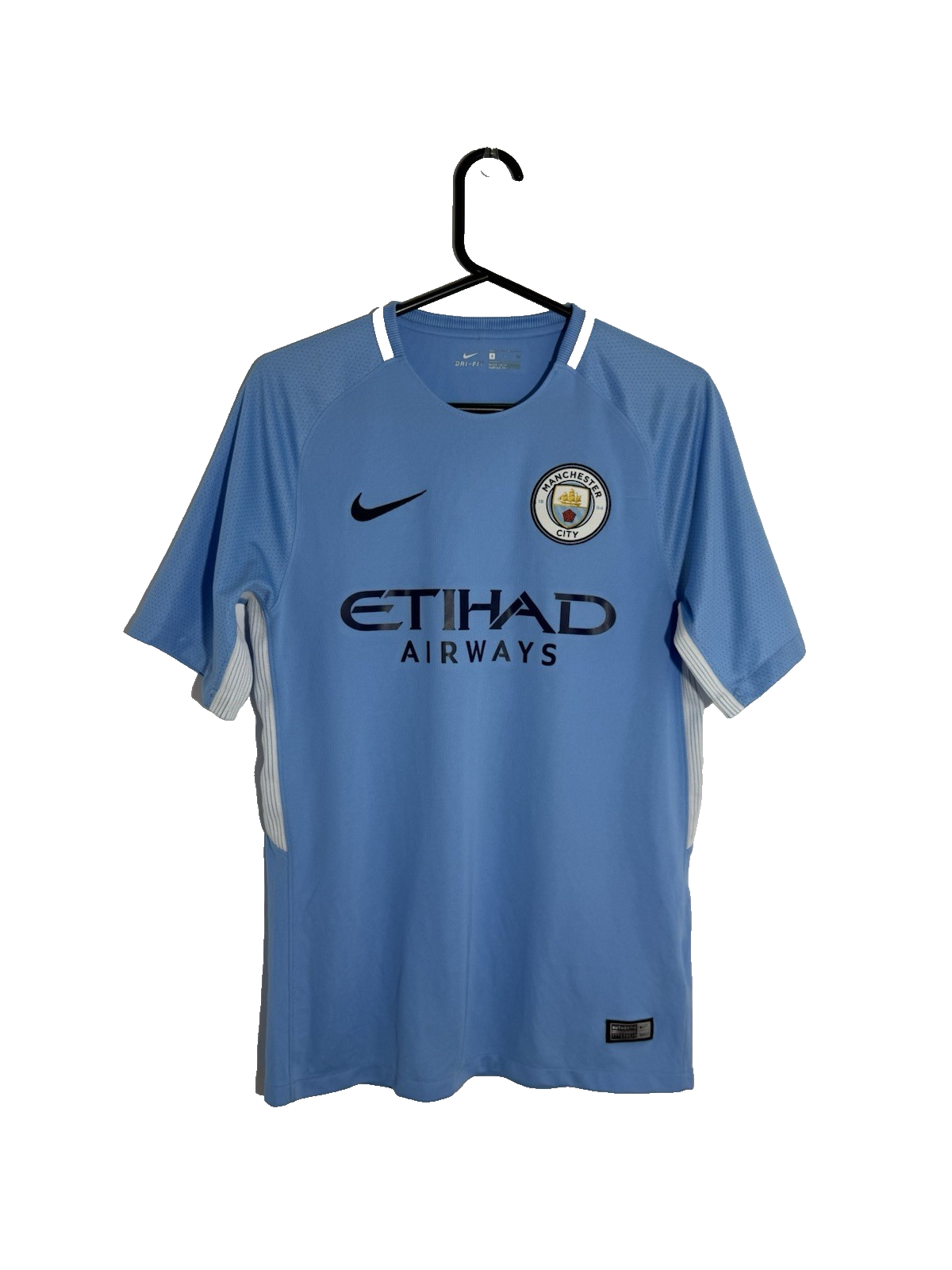 Man City De Bruyne #17 2017/18 Small Home Shirt Excellent Condition 894431-489