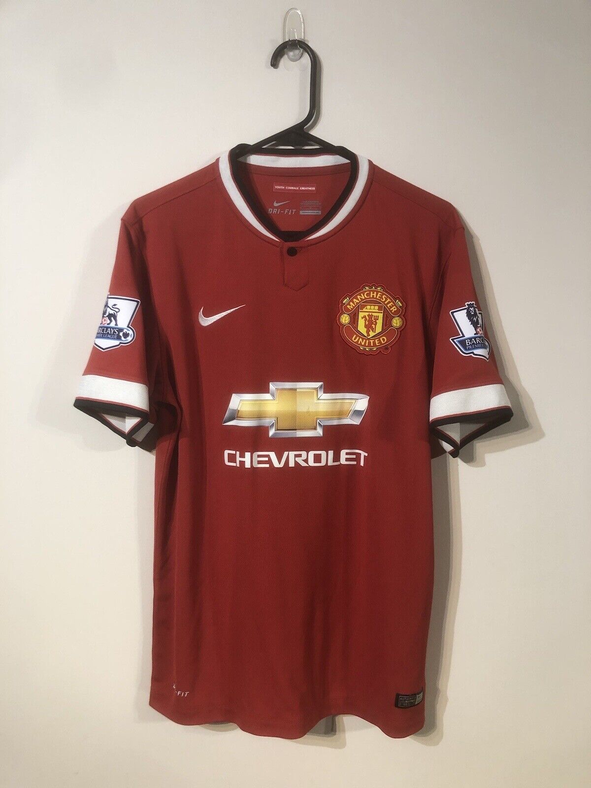 Mata #8 Manchester United Medium 2014/15 Home Shirt Nike Excellent Condition