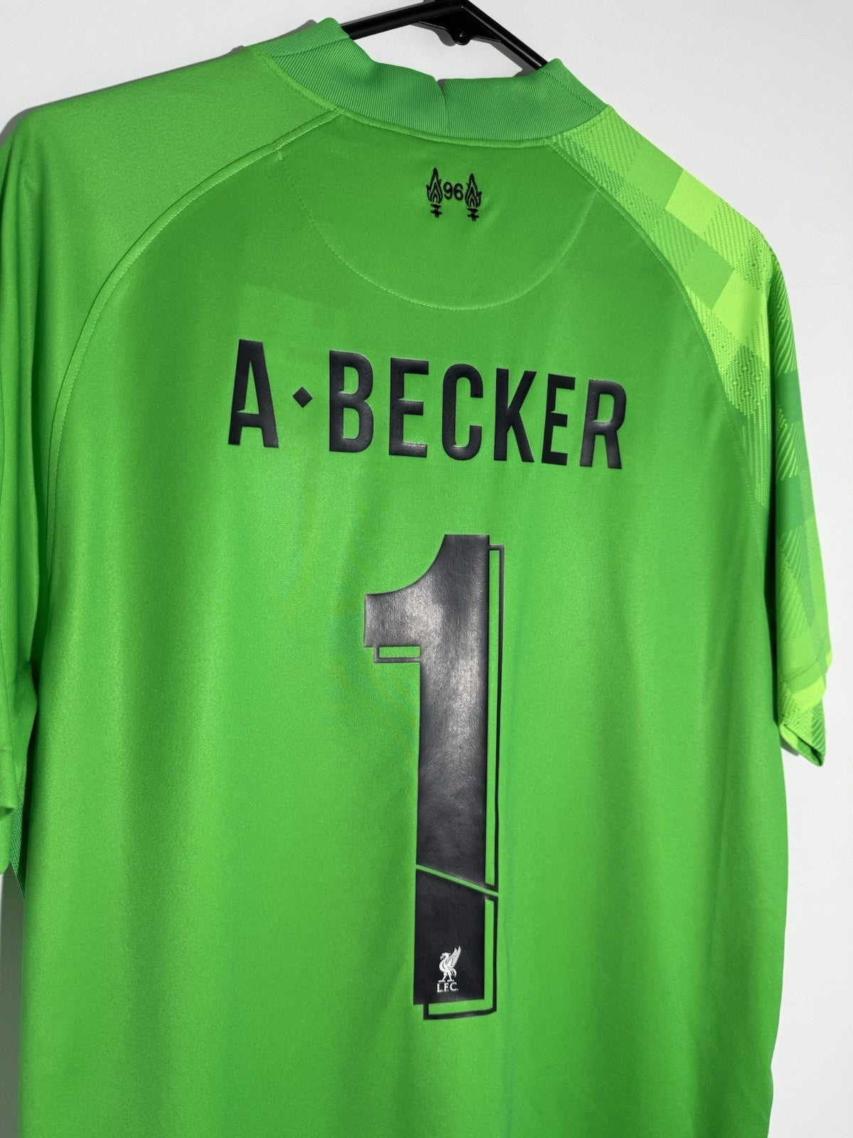 Liverpool A. Becker #1 2021/22 Large Home Goalkeeper Shirt Nike BNWT DB2559-330