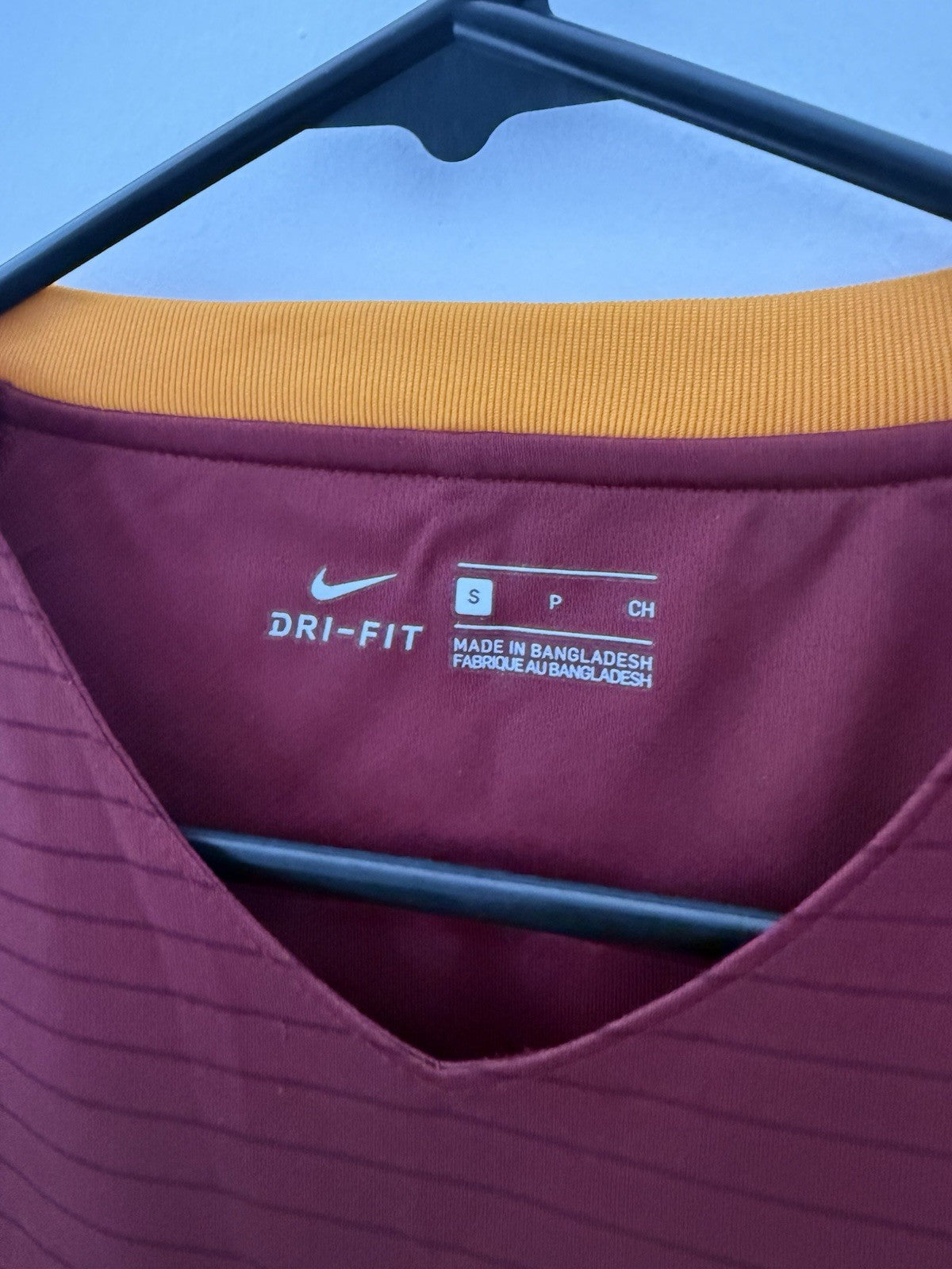 AS Roma Perotti #8 2016/17 Small Home Shirt Nike Excellent Condition 776967-677