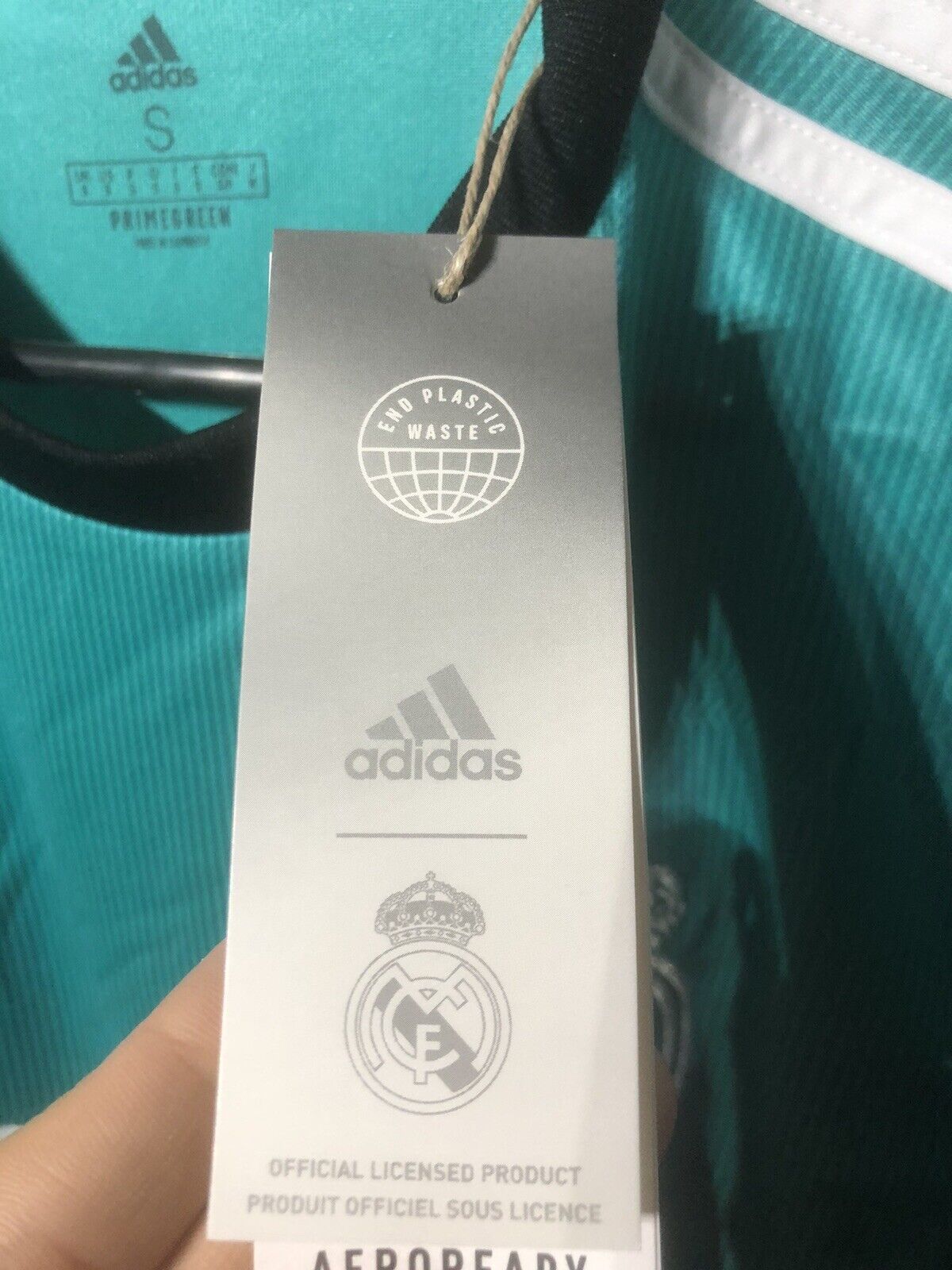 Hazard #7 Real Madrid 2021/22 Small 3rd Shirt BNWT