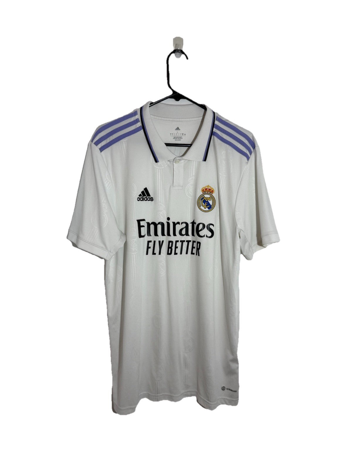 Real Madrid Alaba #4 2022/23 Large Home Shirt Adidas Excellent Condition HF0291