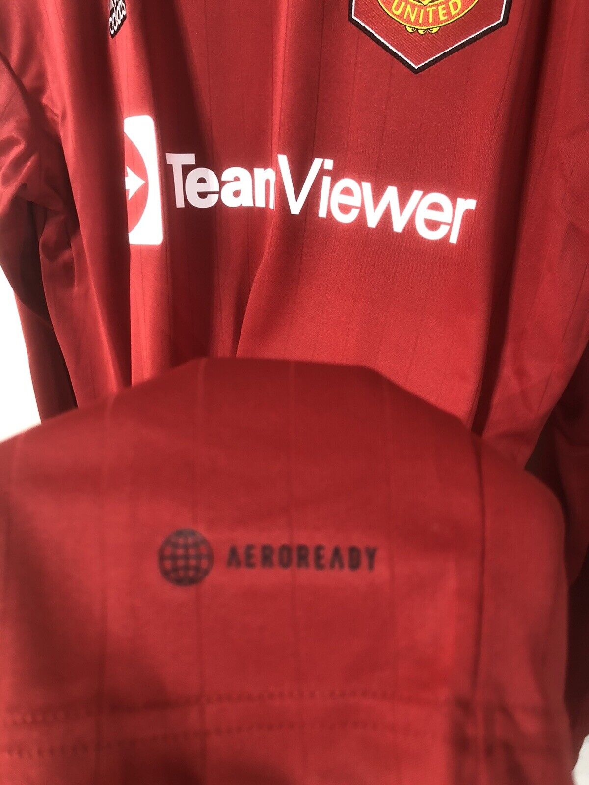 Garnacho #49 Manchester United Large L/S BNWT 2022/23 Home Shirt