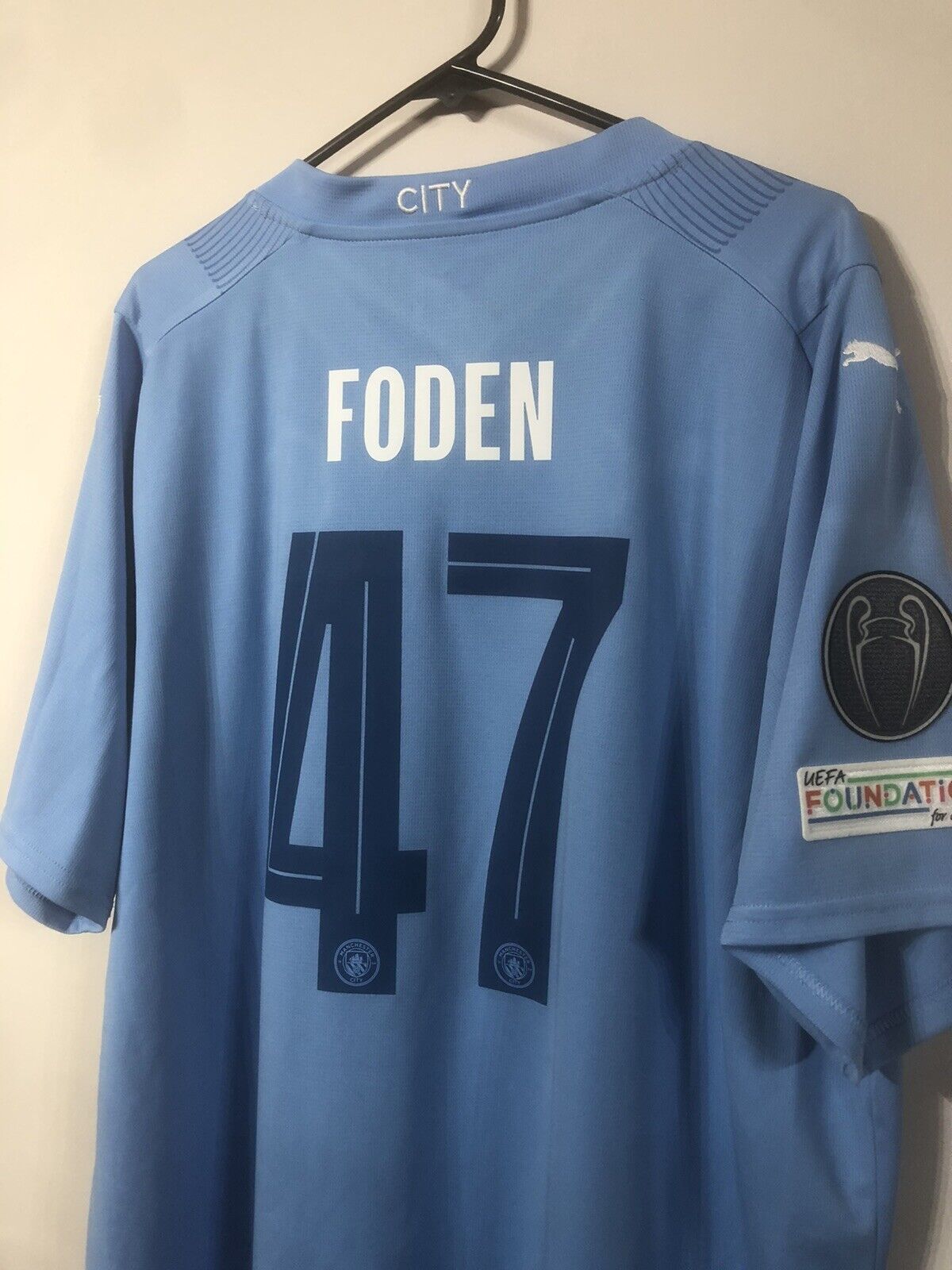 Foden 47 Manchester City 2023 24 XXl Home Shirt Excellent Condition 770438 01