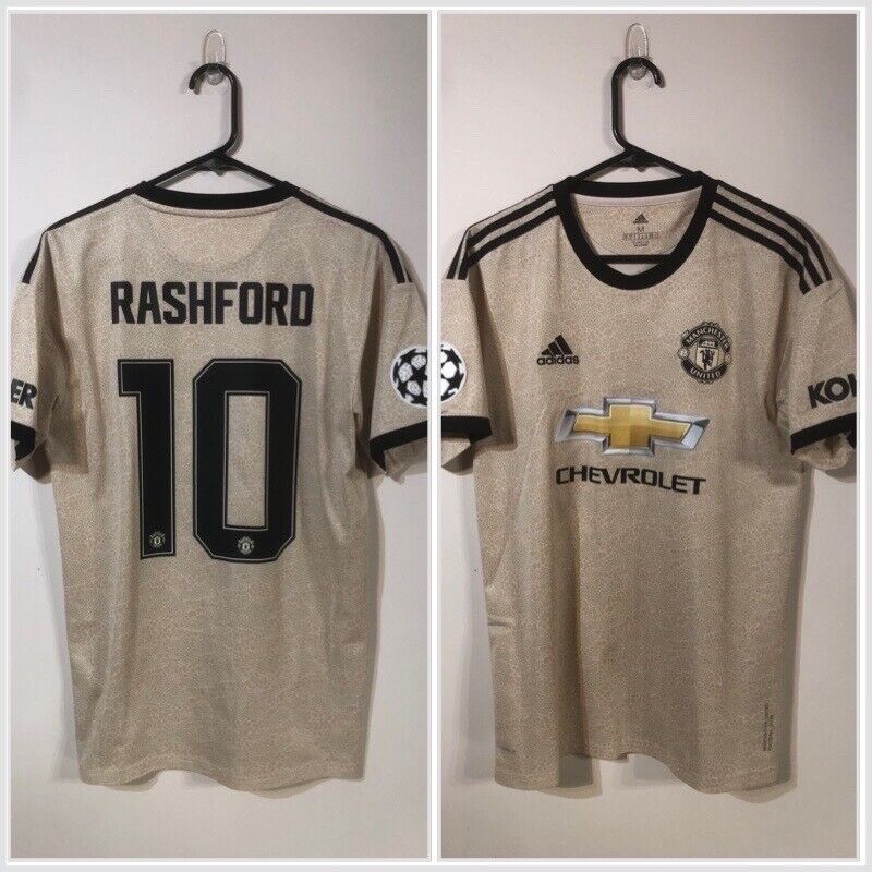 Rashford #10 Manchester United 2019/20 Away Medium Shirt Excellent Condition