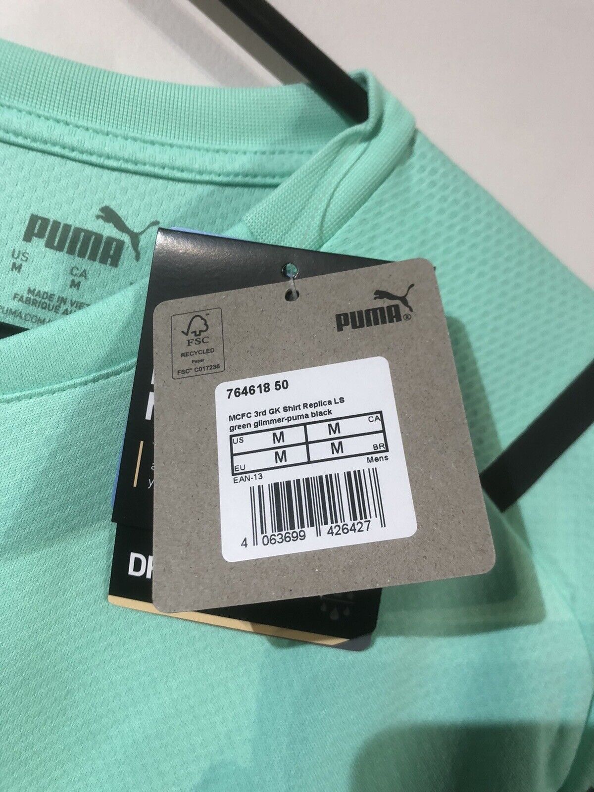 Ederson M. #31 Manchester City 2021/22 Medium L/S Goalkeeper Shirt BNWT