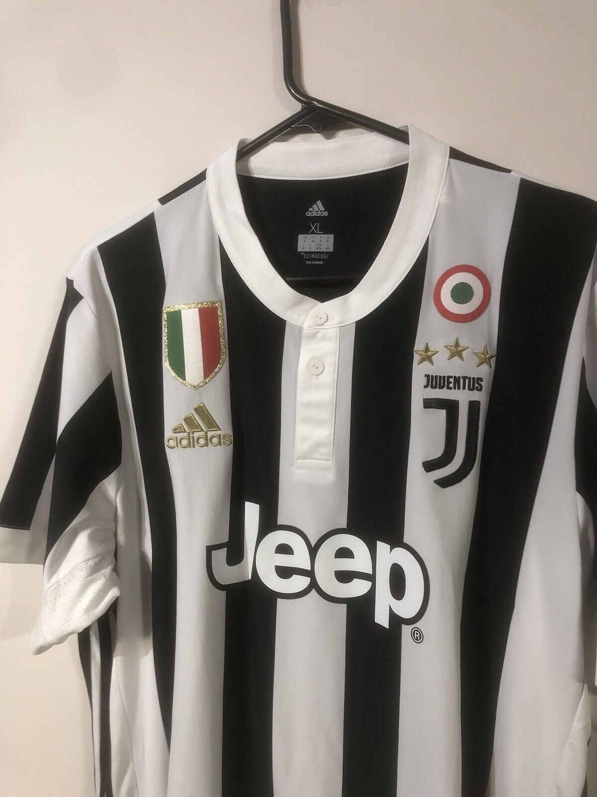 Higuian #9 Juventus 2017/18 Home X-Large Football Shirt Jersey Adidas BNWT
