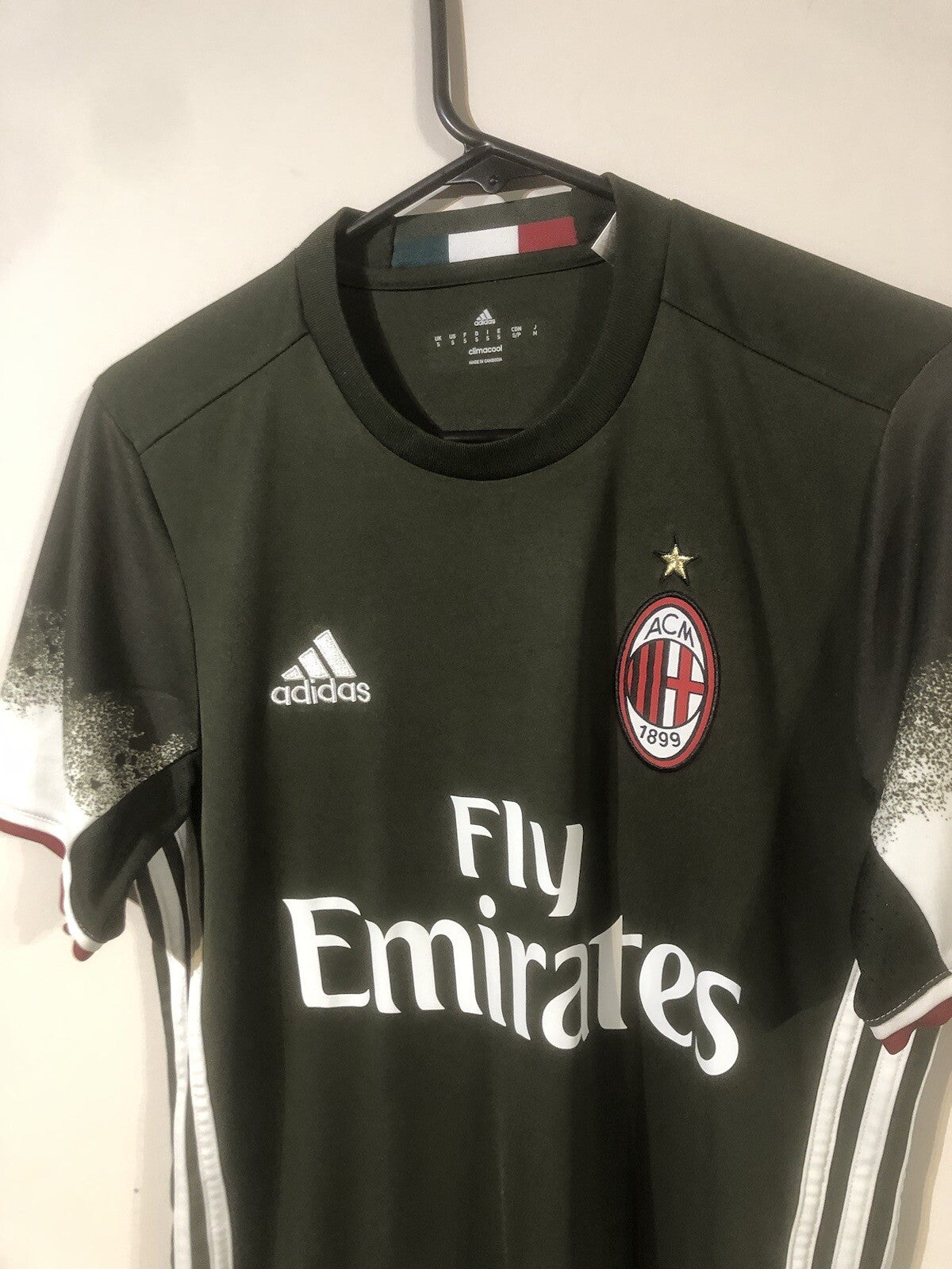 AC Milan Honda #10 2015/16 Small 3rd Shirt Adidas Excellent Condition S94100