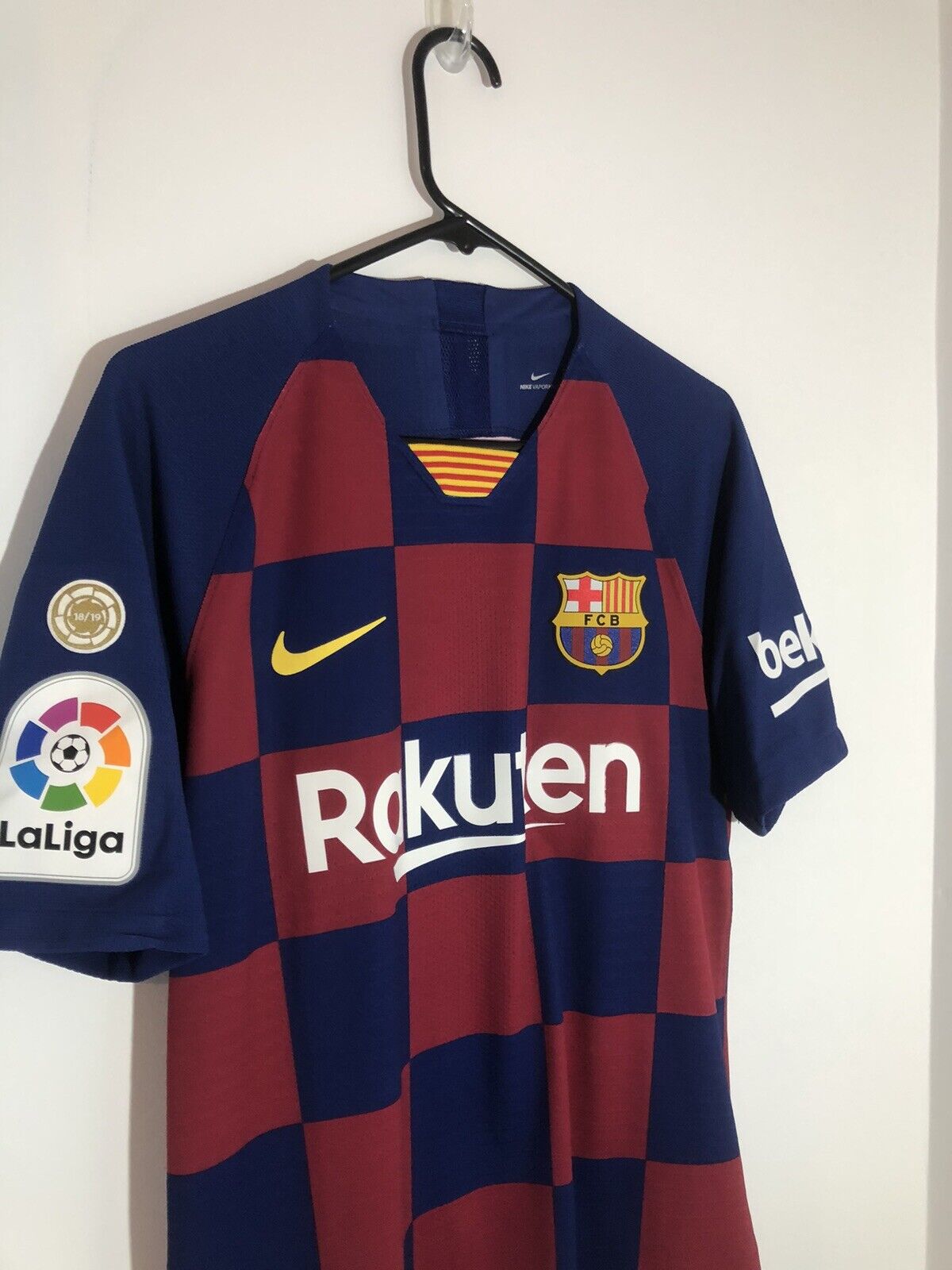 Suarez 9 Barcelona Vaporknit Medium 2019 20 Home Excellent Condition Aj5257 456