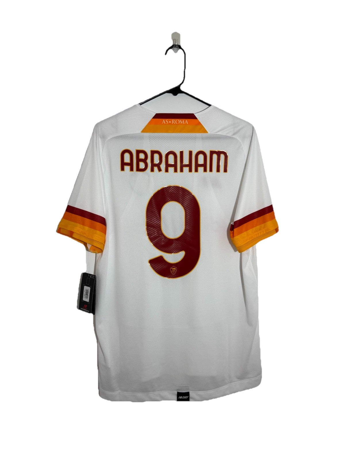 AS Roma Abraham #9 2021/22 Large Away Shirt New Balance BNWT MT130216