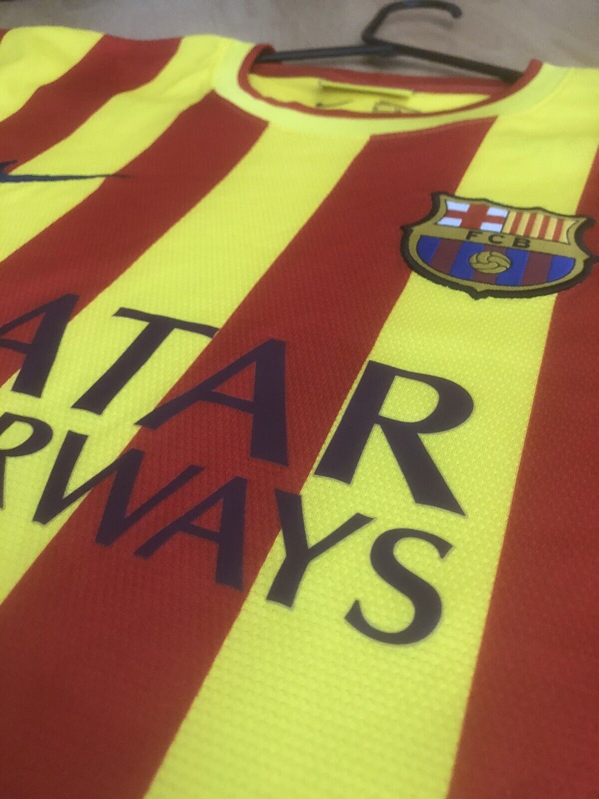 Messi 10 Barcelona 2013 14 Xl Away Shirt Excellent Condition 532823 703