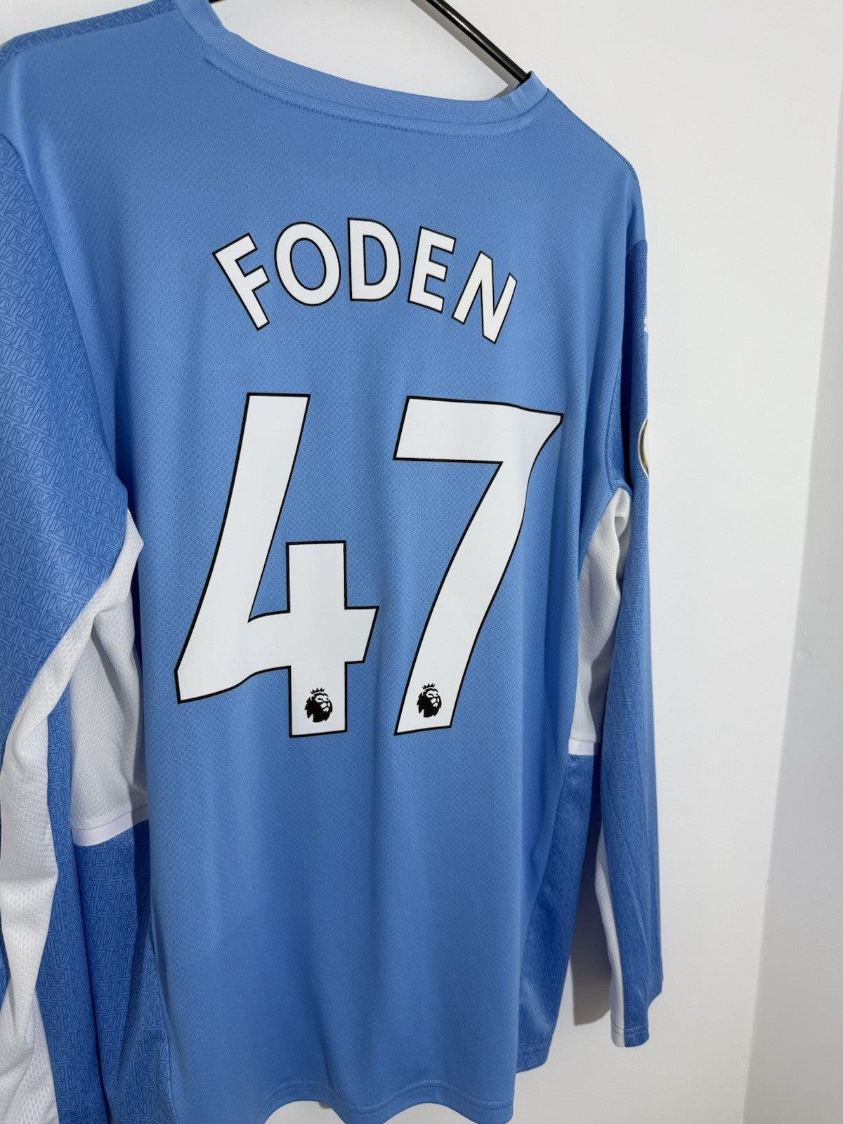 Manchester City Foden #47 2021/22 Large LS Home Shirt Puma BNWT 759203-01