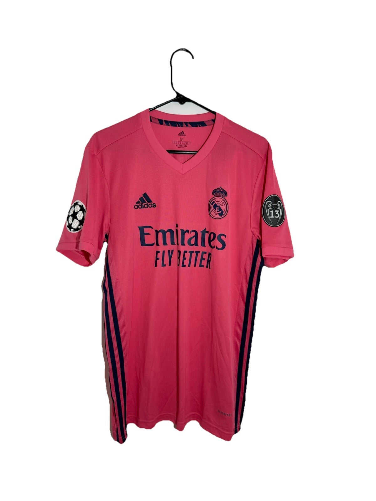 Real Madrid Vinicius Jr #20 2020/21 Medium Away Shirt BNWT GI6463