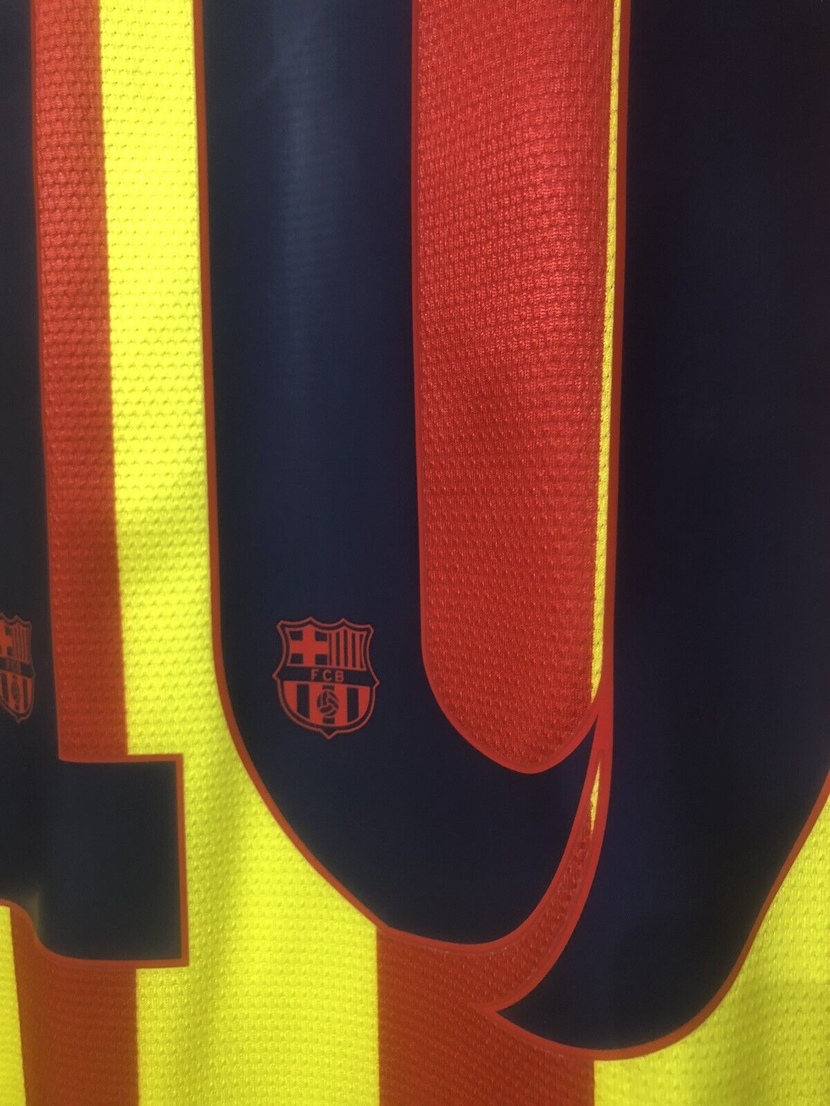 Messi 10 Barcelona 2013 14 Xl Away Shirt Excellent Condition 532823 703