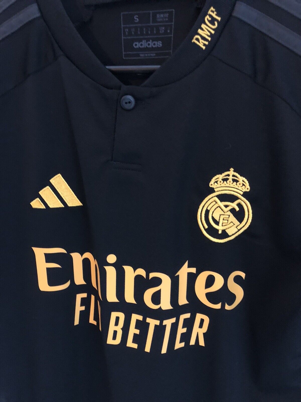 Vini Jr #7 Real Madrid 2023/24 3rd Small Cl Shirt Excellent Condition IN9846