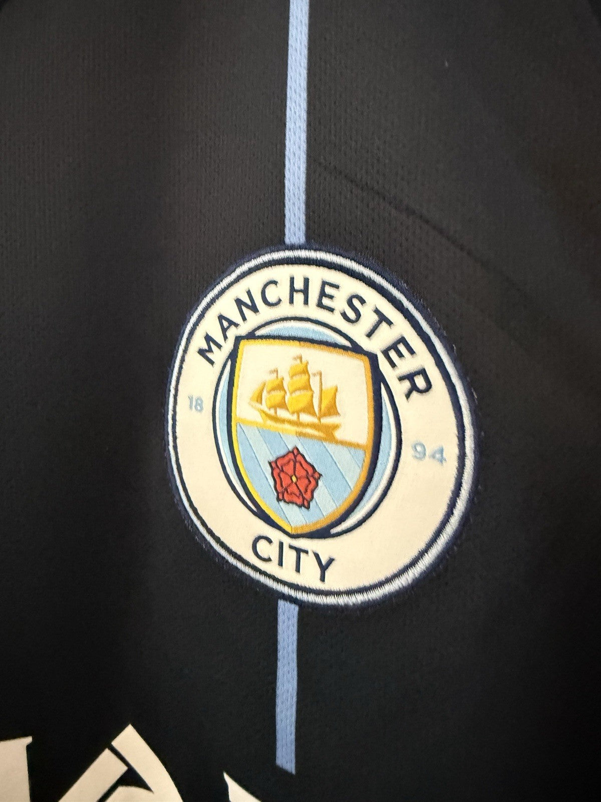Manchester City Kompany #4 2018/19 Small Away Excellent Condition 919002-476