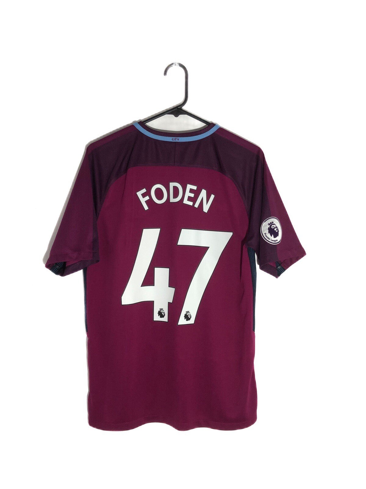 Manchester City Foden #47 2017/18 Medium Away Excellent Condition 847260-667