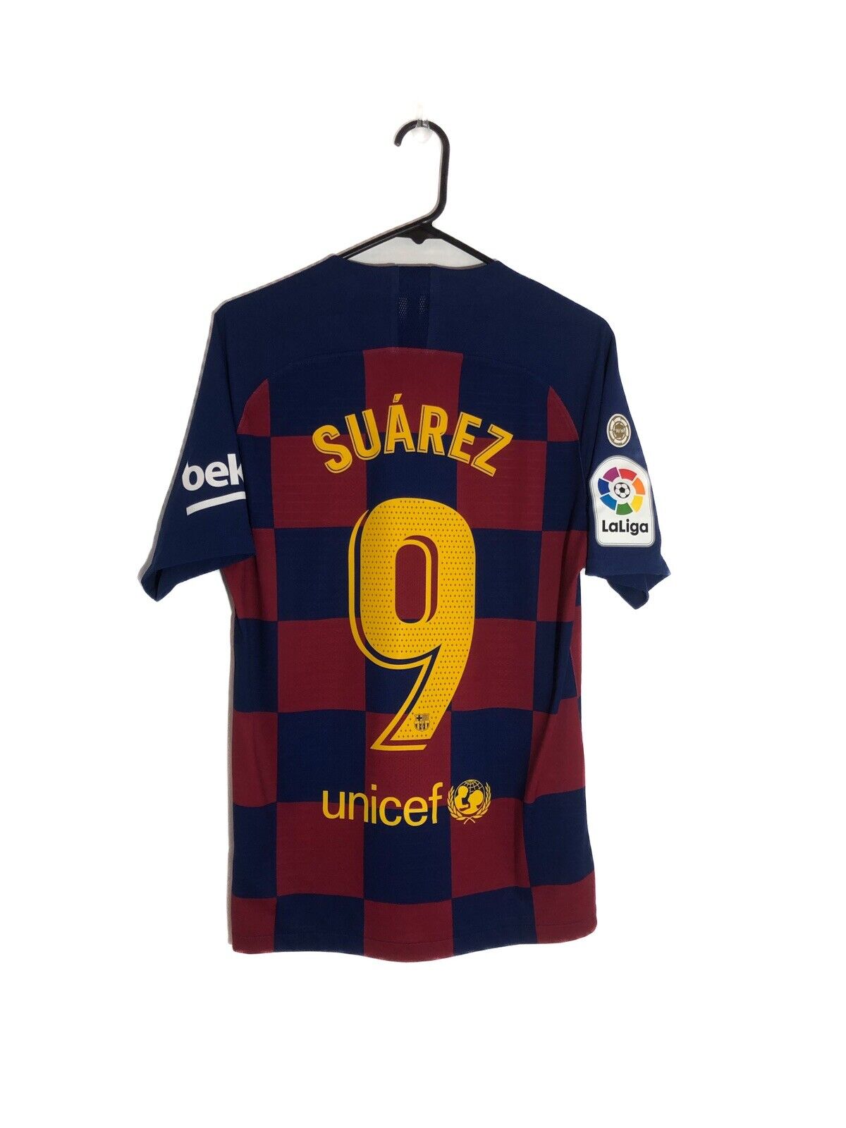 Suarez 9 Barcelona Vaporknit Medium 2019 20 Home Excellent Condition Aj5257 456