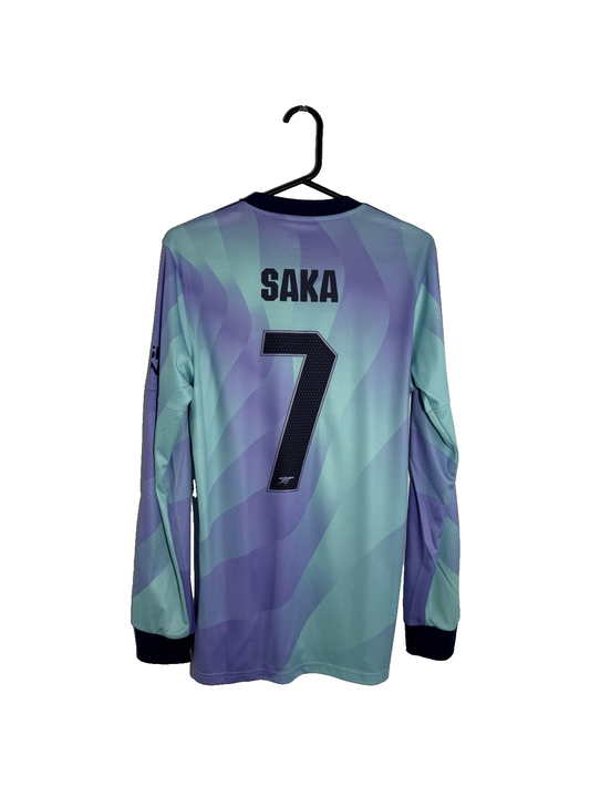 Arsenal Saka #7 2024/25 Small 3rd Shirt Excellent Condition IS8138