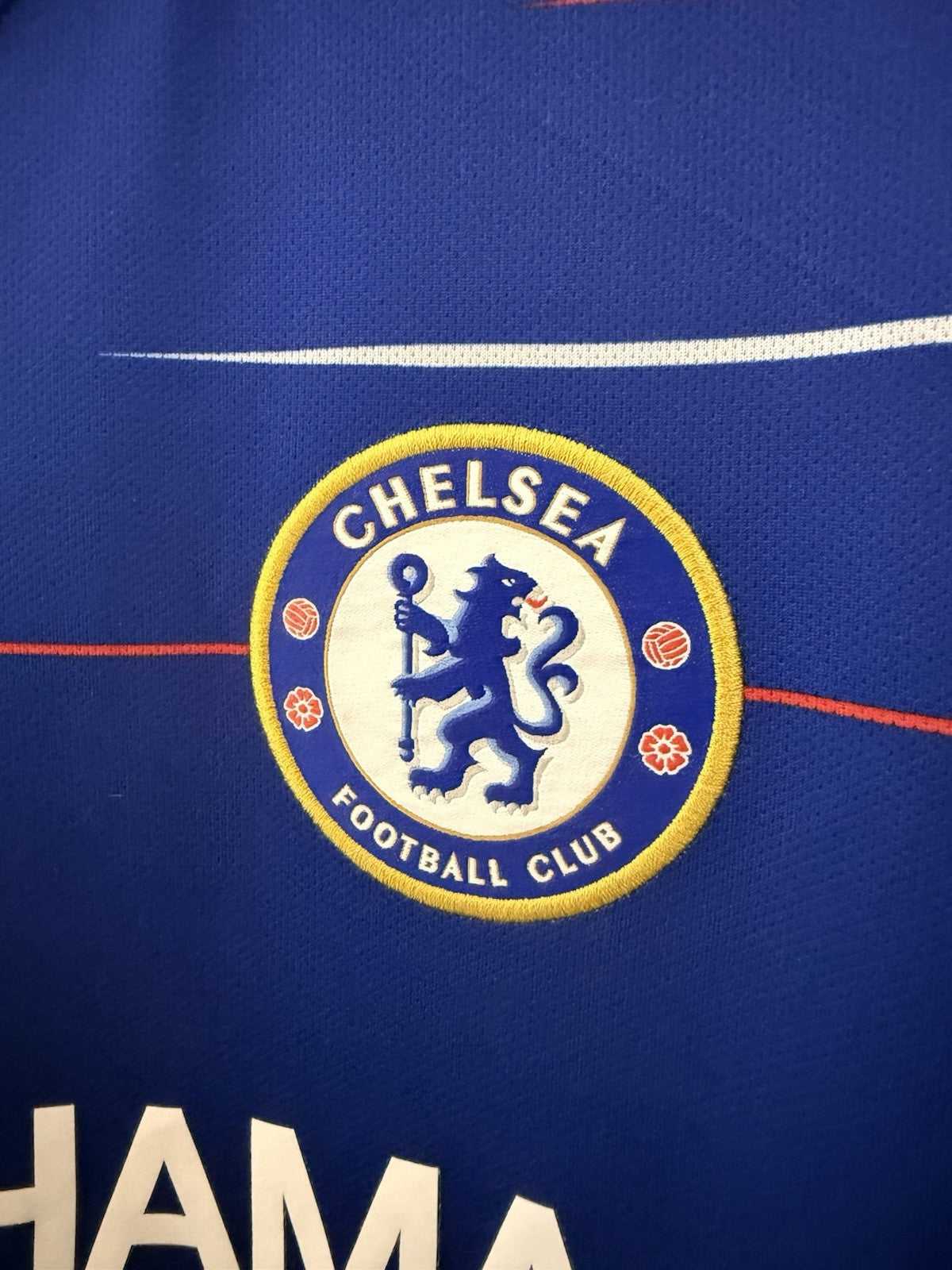 Chelsea Azpilicueta #28 2018/19 Large Home Shirt Excellent Condition 919009-496