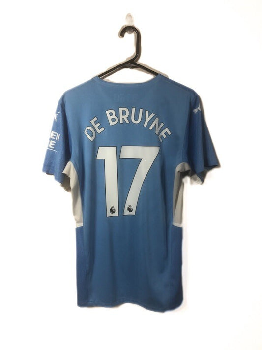 Manchester City De Bruyne #17 2021/22 Large Authentic Home Excellent Condition