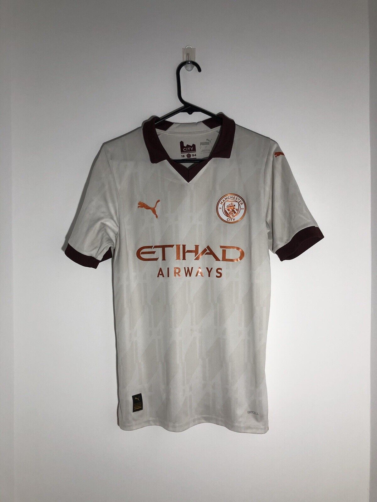 Haaland 9 Manchester City 2023 24 Small Away Shirt Excellent Condition 770449 02