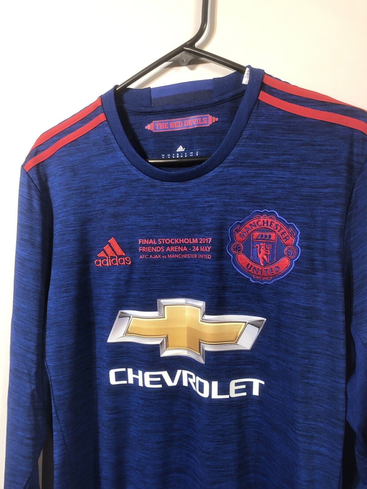 Manchester United 2016/17 Medium L/S Away Europa League Final Shirt BNWT