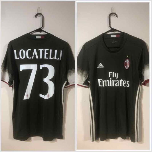 Locatelli #73 Large AC Milan 2015/16 3rd Shirt Adidas Very Good Condition