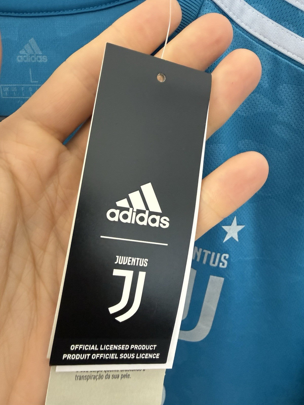 Juventus Chiellini #3 2019/20 Large CL 3rd Shirt Adidas BNWT DW5471