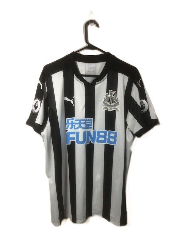 Gayle 9 Newcastle United Home Large 2017 18 Shirt Excellent Condition 751271
