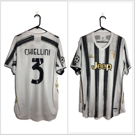 Chiellini 3 Juventus 2020 21 Xl Authentic Home Shirt Brand New With Tags Gj7601