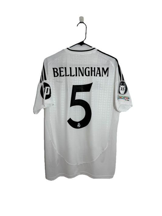 Real Madrid Bellingham #5 2024/25 Medium CL Home Shirt BNWT IU5011